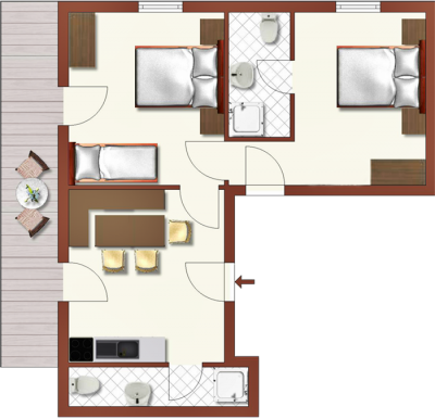 Ellmau Appartements, Appartements Wilder Kaiser